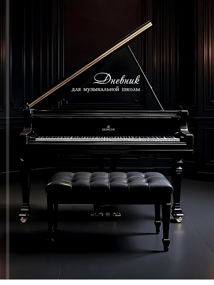 дневник для муз.школ тв.обл. "чёрный рояль-2" (проф-пресс) глянц.лам. Дневник для муз.школ тв.обл. "чёрный рояль-2" (проф-пресс) глянц.лам.
