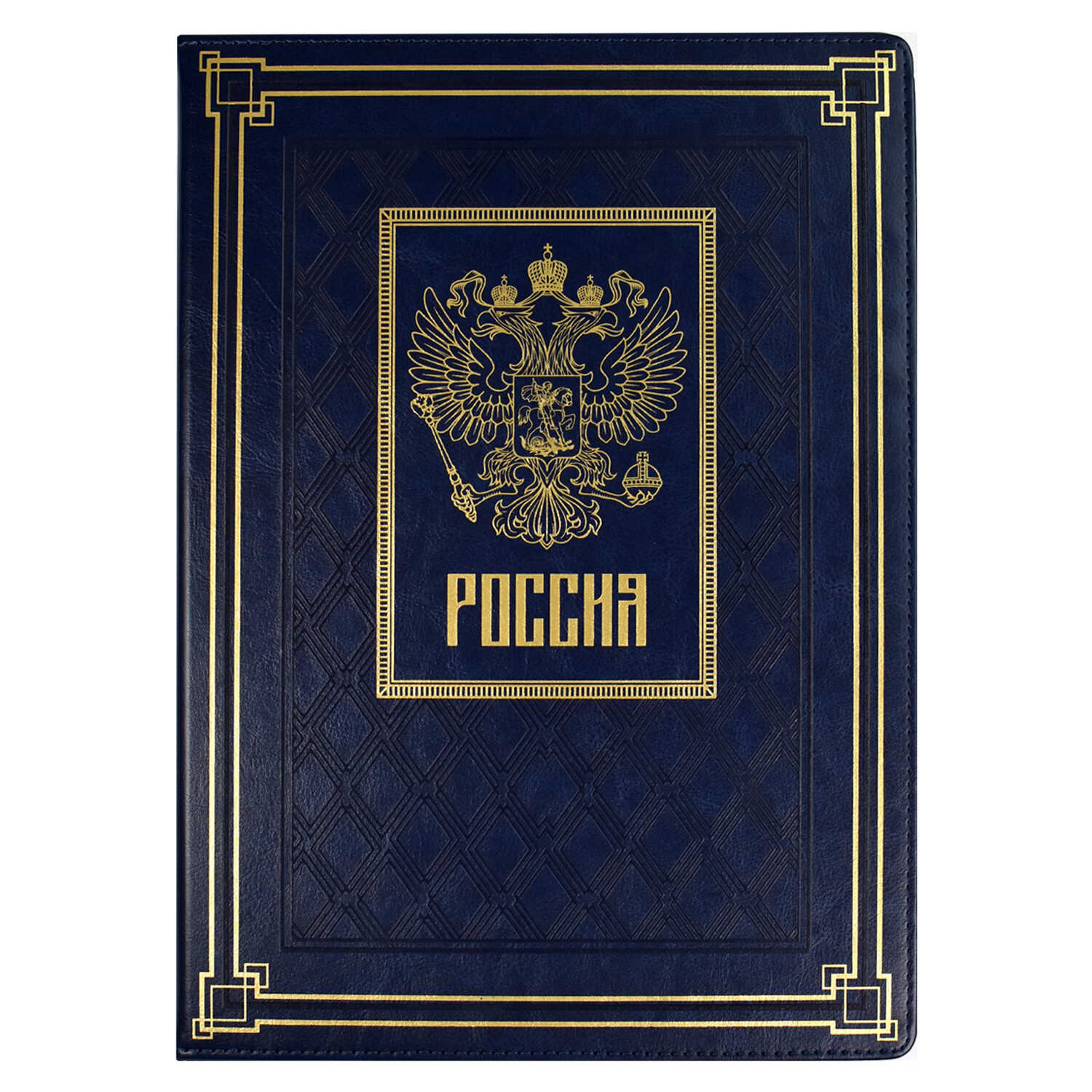 папка на подпись кож.зам escalada "сариф" синяя а4+ Папка на подпись кож.зам escalada "сариф" синяя а4+