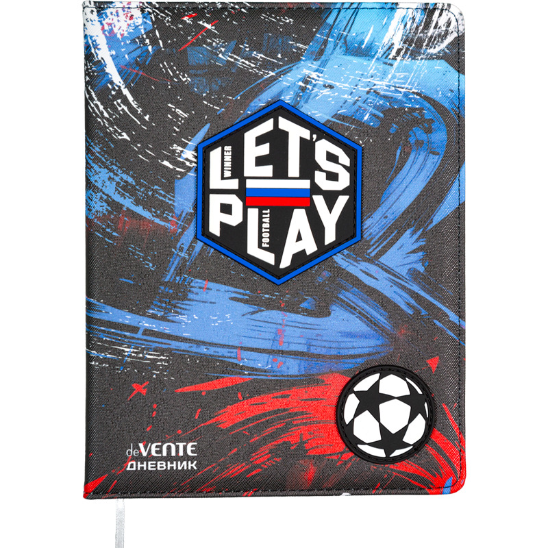 дневник универс. тв.обл. "football winner" (devente) кож.зам.,аппликация Дневник универс. тв.обл. "football winner" (devente) кож.зам.,аппликация