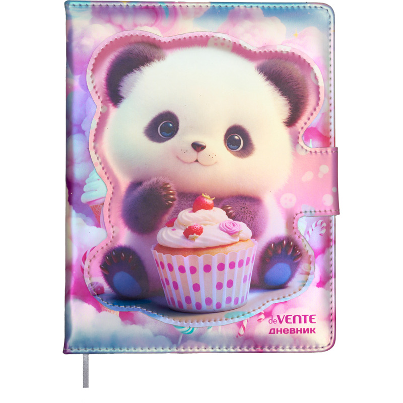 дневник универс. тв.обл. "sweet panda" (devente) кож.зам.,с магн.клапаном Дневник универс. тв.обл. "sweet panda" (devente) кож.зам.,с магн.клапаном