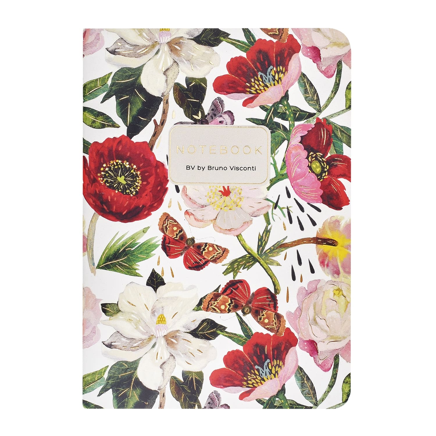 блокнот а6 сшивка 32л. лин. "flora. пионы" (bruno visconti) Блокнот а6 сшивка 32л. лин. "flora. пионы" (bruno visconti)
