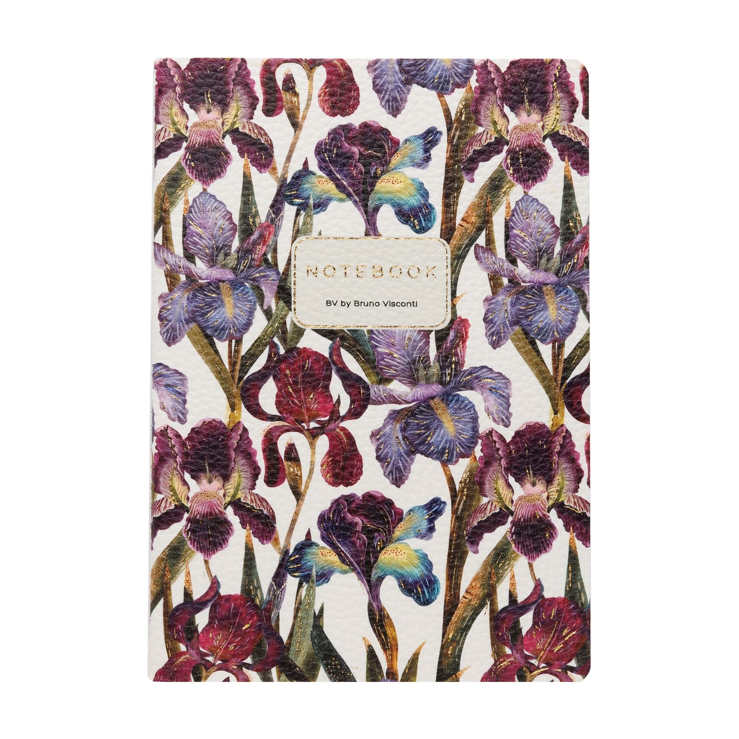 тетрадь 60л.лин. "flora.ирисы" (bruno visconti) экокожа Тетрадь 60л.лин. "flora.ирисы" (bruno visconti) экокожа
