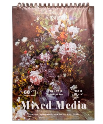 скетчбук 229х305мм 60л 180гр "цветы" спираль Скетчбук 229х305мм 60л 180гр "цветы" спираль