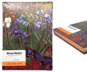 скетчбук 190х260мм 82л 180гр "ирисы" тв.обл. Скетчбук 190х260мм 82л 180гр "ирисы" тв.обл.