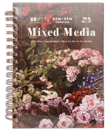 скетчбук 140х216мм 60л 180гр "цветы" тв.обл. Скетчбук 140х216мм 60л 180гр "цветы" тв.обл.