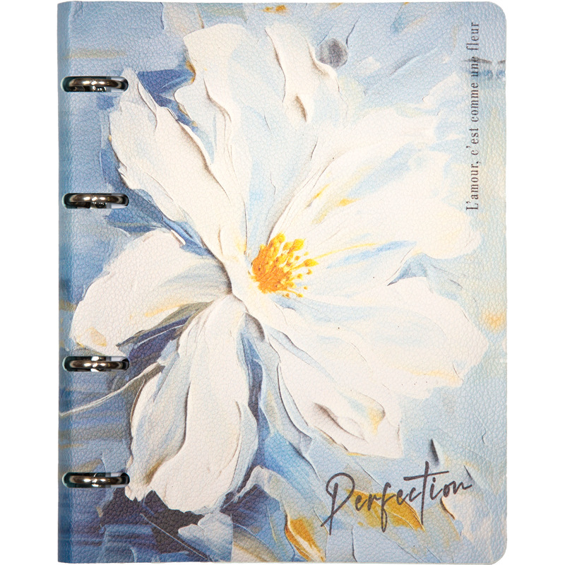 тетрадь на кольцах 80л. кл. интегр.обл. "perfection" (devente) кож.зам. Тетрадь на кольцах 80л. кл. интегр.обл. "perfection" (devente) кож.зам.