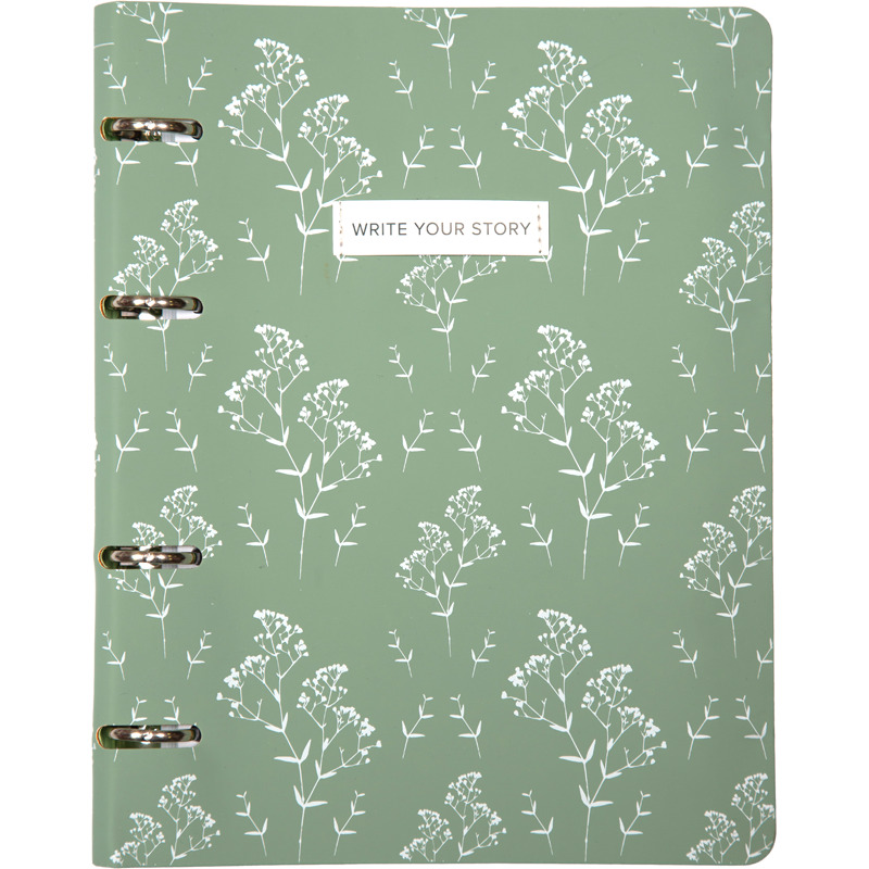 тетрадь на кольцах 80л. кл. интегр.обл. "write your story" (devente) кож.зам. Тетрадь на кольцах 80л. кл. интегр.обл. "write your story" (devente) кож.зам.