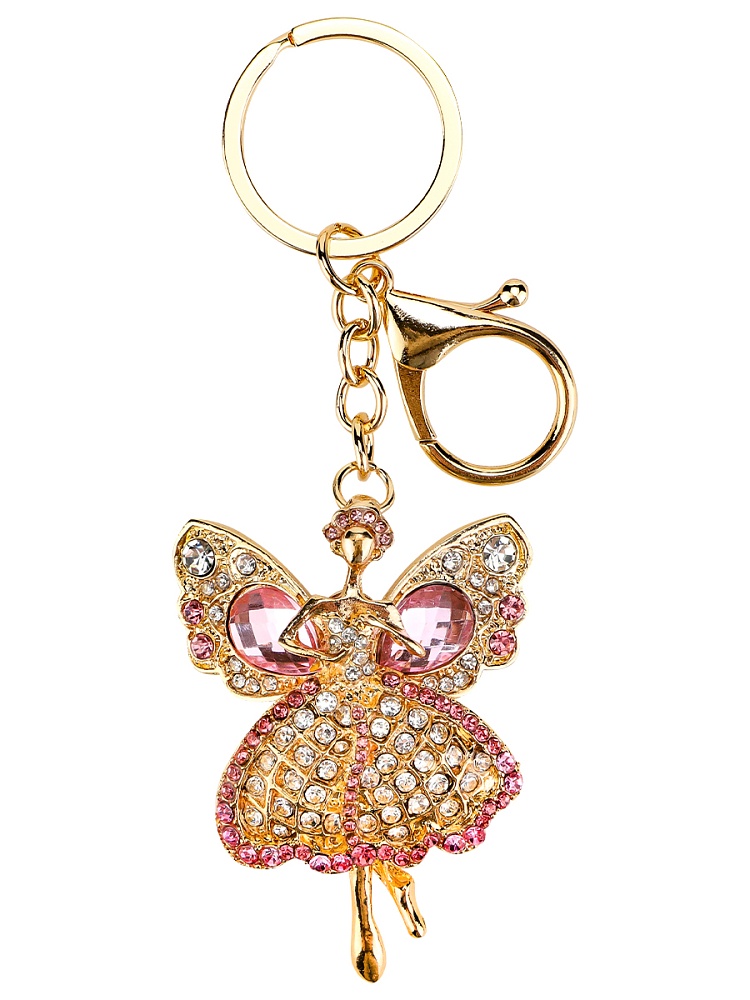 брелок "цветочная фея" золотистый 6,5х5см Брелок "цветочная фея" золотистый 6,5х5см